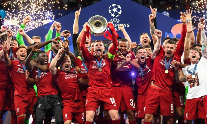 Câu lạc bộ Liverpool nhà vô địch giải ngoại hạng anh 2020